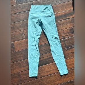 CYAN BLUE LULULEMON Align LEGGINGS   Size 4